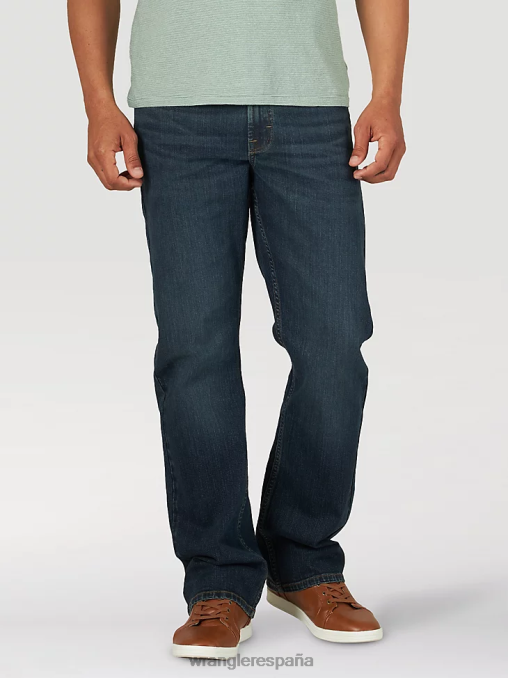 Wrangler ropa huxley (112316407) hombres Vaqueros con corte tipo bota de ajuste relajado y flexión premium de Five Star BDR0J99