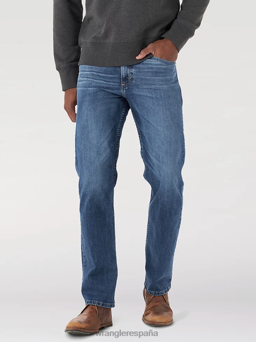 Wrangler ropa knox (10mgw15kn) hombres jeans flexibles de ajuste relajado BDR0J168