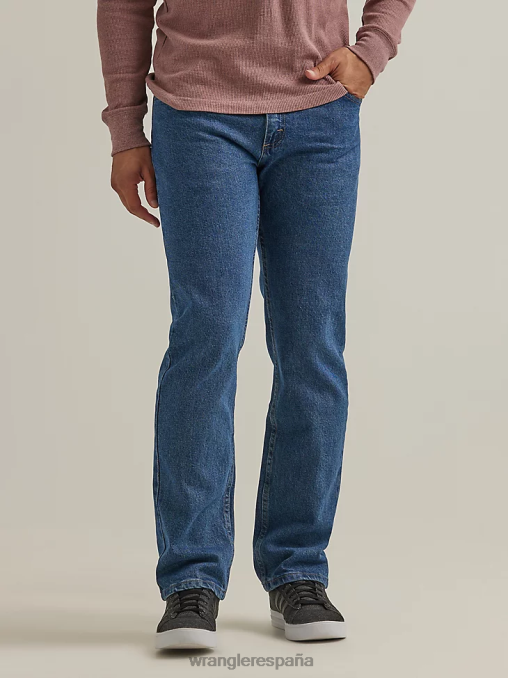 Wrangler ropa lavado a la piedra oscuro (10zm100dx) hombres Vaqueros elásticos de ajuste regular Authentics BDR0J131