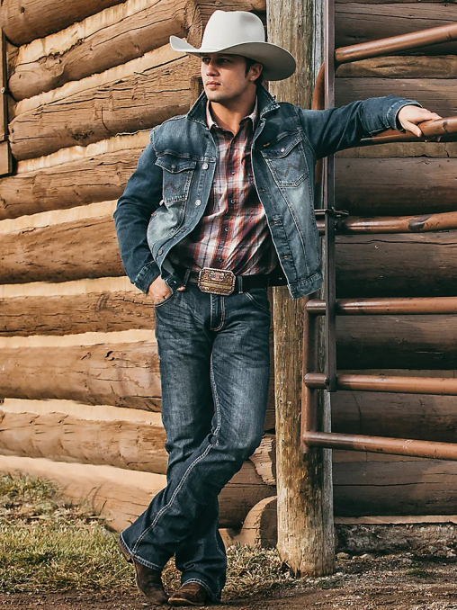 Wrangler ropa layton wlt77ly hombres jeans retro con corte tipo bota y corte slim BDR0J2 BDR0J2 Un ajuste clasico Wrangler Espana Wrangler ropa lleva tu mirada a un nivel completamente nuevo