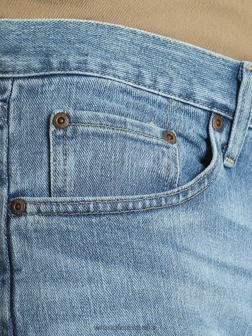 Wrangler ropa luz de lavado de piedra (96fxwsl) hombres Vaqueros de corte regular con flexión de mezclilla premium de cinco estrellas para mayor comodidad BDR0J136