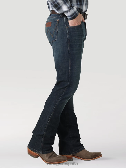 Wrangler ropa madera (112323402) hombres jeans retro con corte tipo bota y corte slim BDR0J10