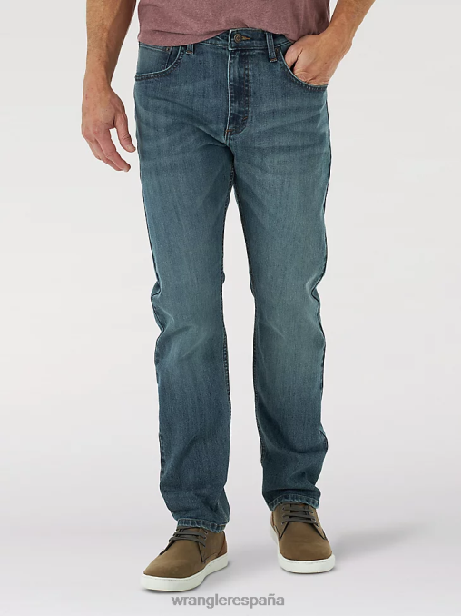 Wrangler ropa mediterráneo (mgw16mt) hombres jeans flexibles de ajuste atlético BDR0J175