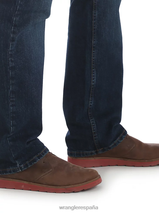 Wrangler ropa metro (95fxvmt) hombres jeans de corte recto con flexión de mezclilla premium de cinco estrellas para mayor comodidad BDR0J194