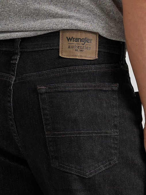 Wrangler ropa mezclilla oscura (zm3csdd) hombres Authentics jeans cómodos y flexibles de ajuste relajado BDR0J201