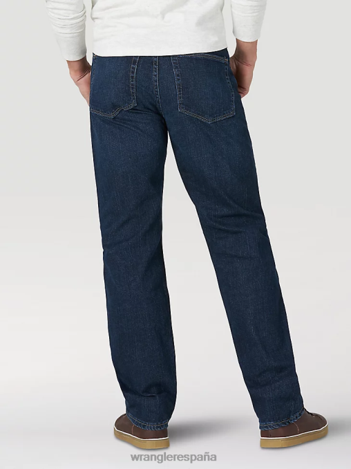 Wrangler ropa índigo ennegrecido (mgw15bi) hombres jeans flexibles de ajuste relajado BDR0J169