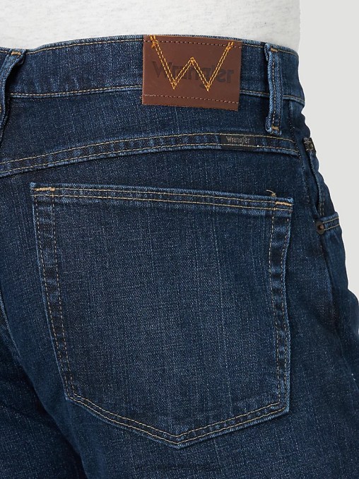 Wrangler ropa índigo ennegrecido (mgw15bi) hombres jeans flexibles de ajuste relajado BDR0J169