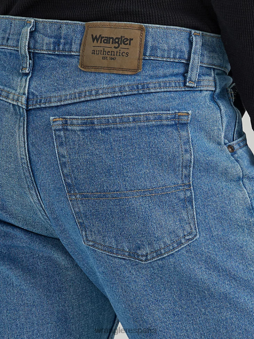 Wrangler ropa piedra clara (10zm100sx) hombres Vaqueros elásticos de ajuste regular Authentics BDR0J132