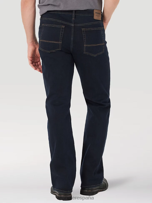 Wrangler ropa puerto oscuro (10zm4rbdh) hombres Vaqueros bootcut de ajuste relajado Authentics BDR0J124