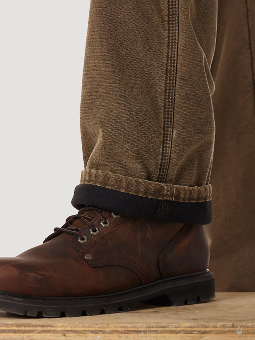 ropa marrón noche (3w055nb) hombres Wrangler Vaqueros de cinco bolsillos con forro acolchado y ropa de trabajo Riggs BDR0J192