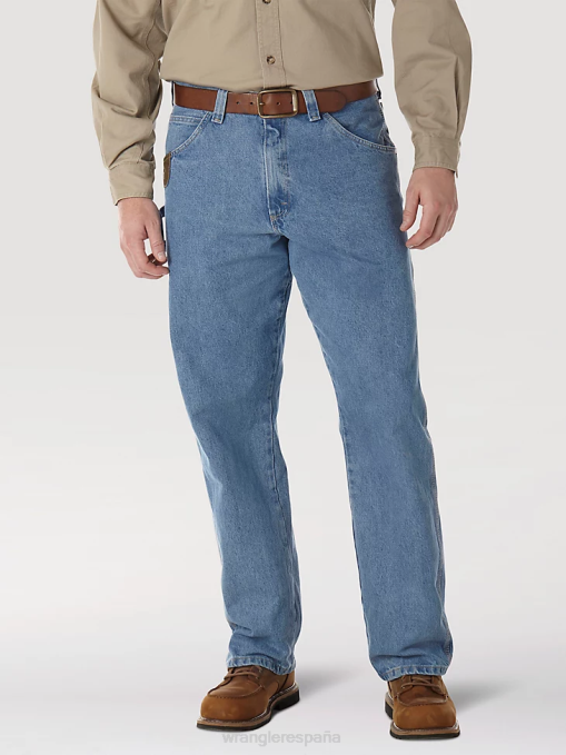 ropa índigo vintage (3w020vi) hombres Wrangler carpintero ropa de trabajo riggs BDR0J157