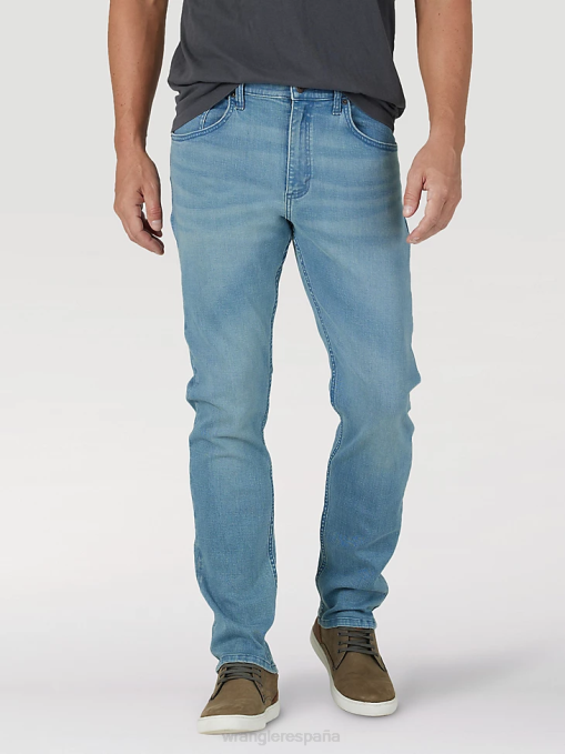 ropa wyatt (112317148) hombres Wrangler jeans flexibles de ajuste atlético BDR0J176