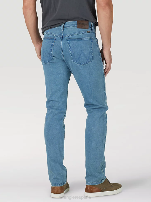 ropa wyatt (112317148) hombres Wrangler jeans flexibles de ajuste atlético BDR0J176