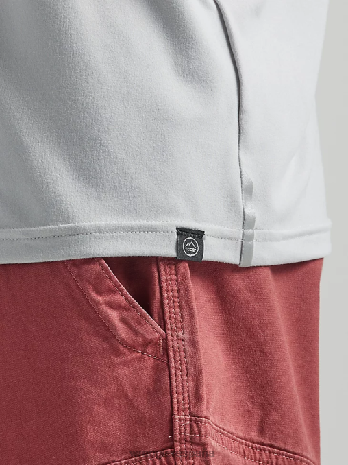 Wrangler ropa niebla del puerto (112331282) hombres camisa de punto atg performance BDR0J290