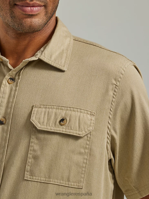 Wrangler ropa sarga (112330683) hombres camisa épica suave y flexible BDR0J354