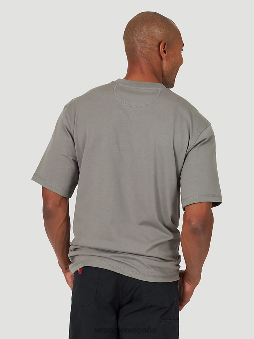 Wrangler ropa níquel (3w701nk) hombres Camiseta de rendimiento de manga corta con 1 bolsillo Riggs Workwear BDR0J281
