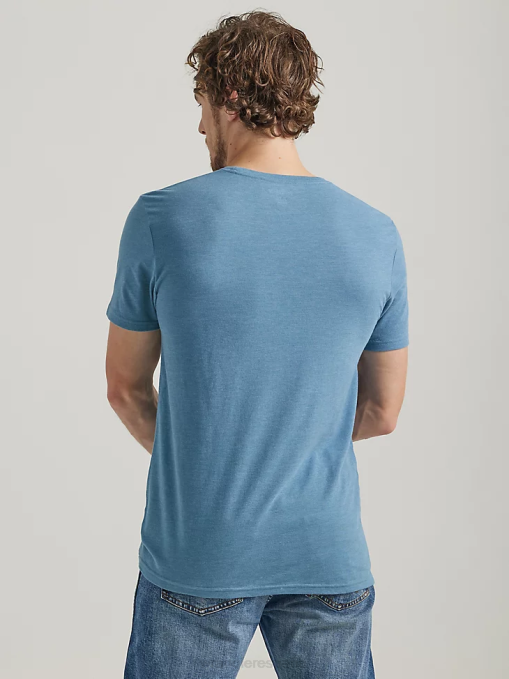 ropa burdeos (3w710bg) hombres Wrangler Camiseta de manga larga con bolsillo Riggs Workwear BDR0J274