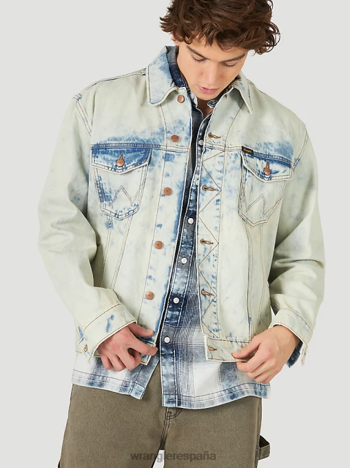 Wrangler ropa agua salada (112317432) hombres chaqueta anti-fit Heritage BDR0J620