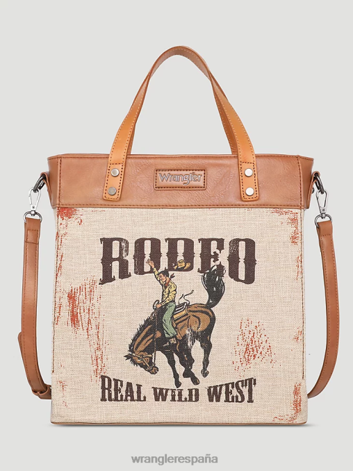 Wrangler accesorios bronceado (112351730) mujer bandolera con flecos turquesa BDR0J908