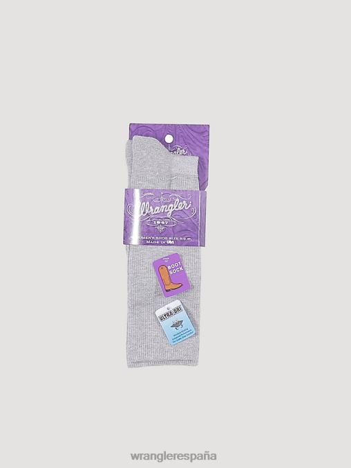 Wrangler accesorios gris (cerda003g) mujer calcetín de bota occidental BDR0J926