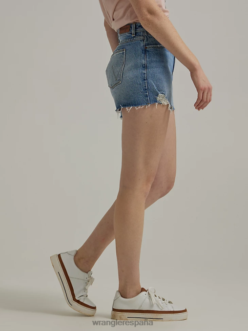 Wrangler ropa caléndula (112333490) mujer shorts vintage de tiro alto con cortes BDR0J840