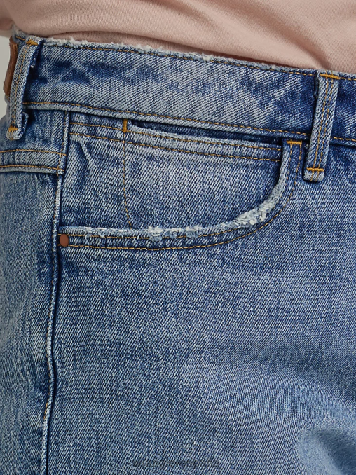 Wrangler ropa caléndula (112333490) mujer shorts vintage de tiro alto con cortes BDR0J840