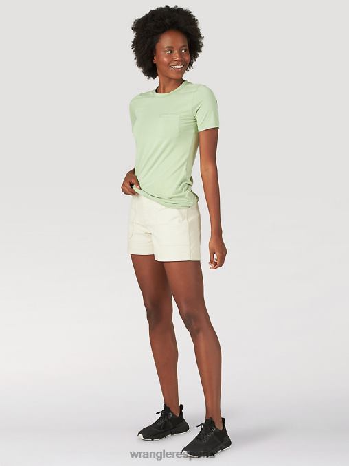 Wrangler ropa pelícano (10la301pn) mujer atg por excursionista corto BDR0J903