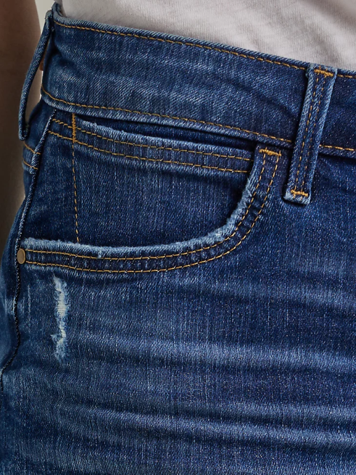 ropa carmesí (112327628) mujer Wrangler shorts vintage de tiro alto con cortes BDR0J832