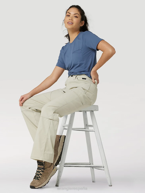 ropa caqui dorado (3wf60gk) mujer Wrangler Pantalón cargo Riggs Workwear Ripstop Ranger BDR0J820