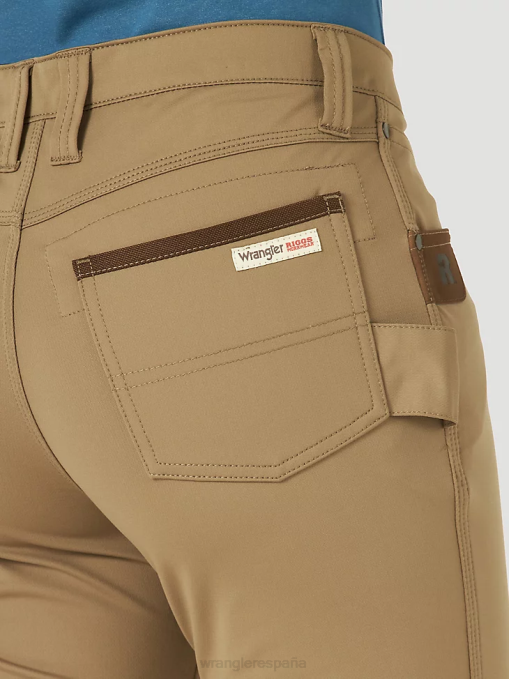 ropa caqui dorado (3wf60gk) mujer Wrangler Pantalón cargo Riggs Workwear Ripstop Ranger BDR0J820
