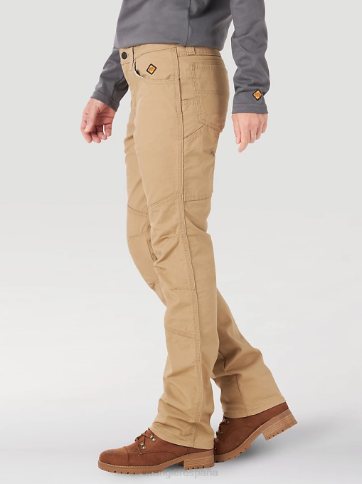 ropa caqui dorado (3wf60gk) mujer Wrangler Pantalón cargo Riggs Workwear Ripstop Ranger BDR0J820