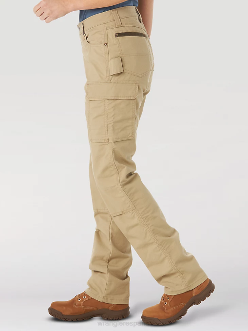 ropa caqui dorado (3wf60gk) mujer Wrangler Pantalón cargo Riggs Workwear Ripstop Ranger BDR0J820