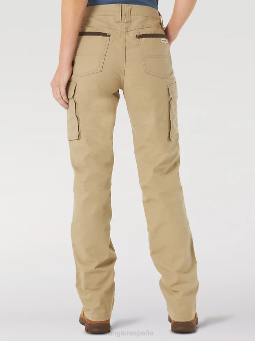 ropa caqui dorado (3wf60gk) mujer Wrangler Pantalón cargo Riggs Workwear Ripstop Ranger BDR0J820