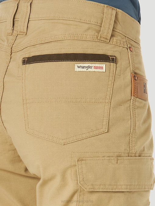 ropa caqui dorado (3wf60gk) mujer Wrangler Pantalón cargo Riggs Workwear Ripstop Ranger BDR0J820