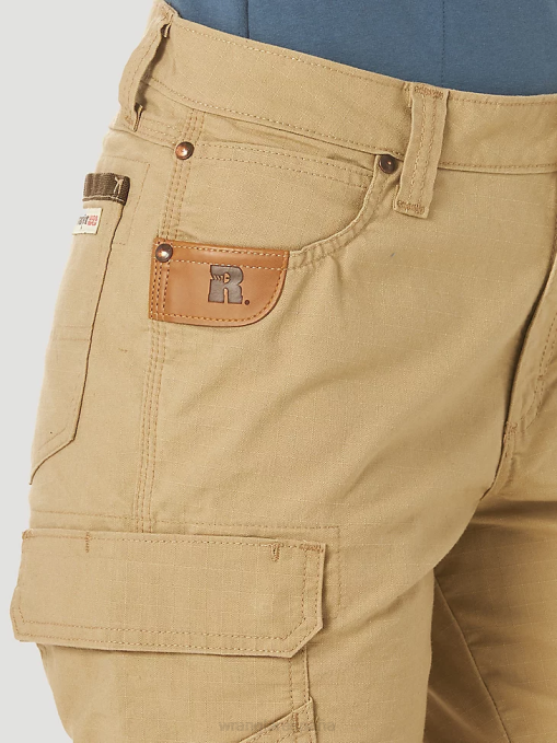 ropa caqui dorado (3wf60gk) mujer Wrangler Pantalón cargo Riggs Workwear Ripstop Ranger BDR0J820