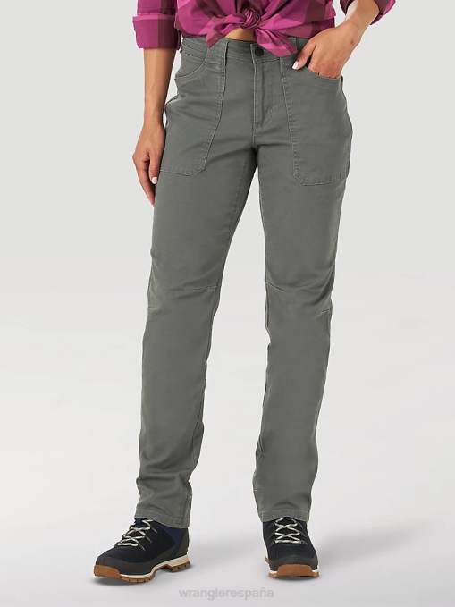 ropa sombra oscura (la825ds) mujer Wrangler atg por pantalón de lona BDR0J813