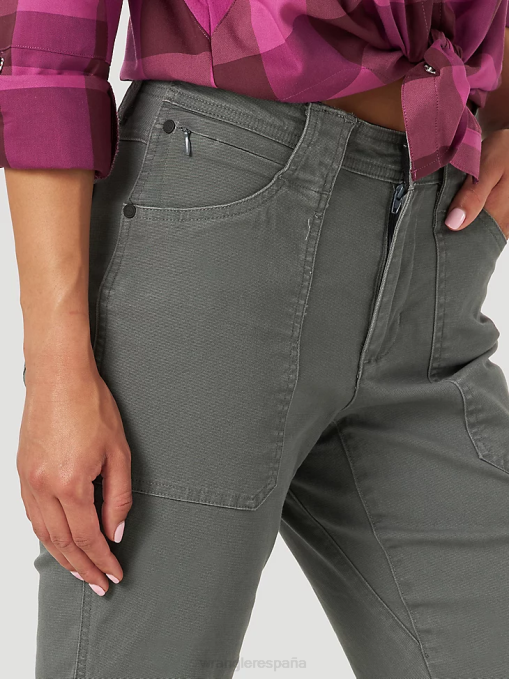 ropa sombra oscura (la825ds) mujer Wrangler atg por pantalón de lona BDR0J813