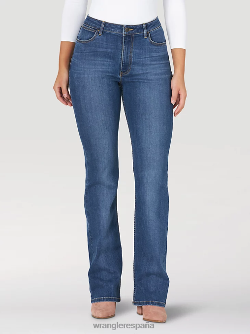 Wrangler ropa Hudson (10mt1bthd) mujer jeans tipo bota atrevidos de talle alto BDR0J734