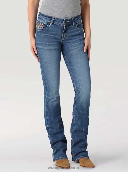 Wrangler ropa faye (112328736) mujer jean retro mae BDR0J741