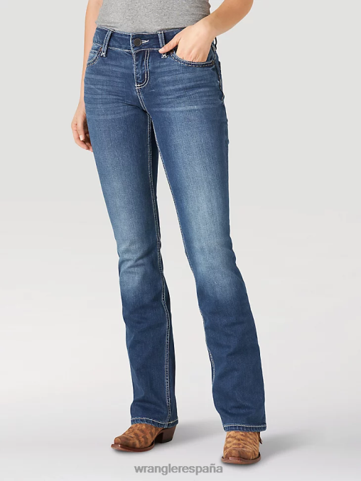 Wrangler ropa lavado jd (09mwzjd) mujer jean retro mae BDR0J742
