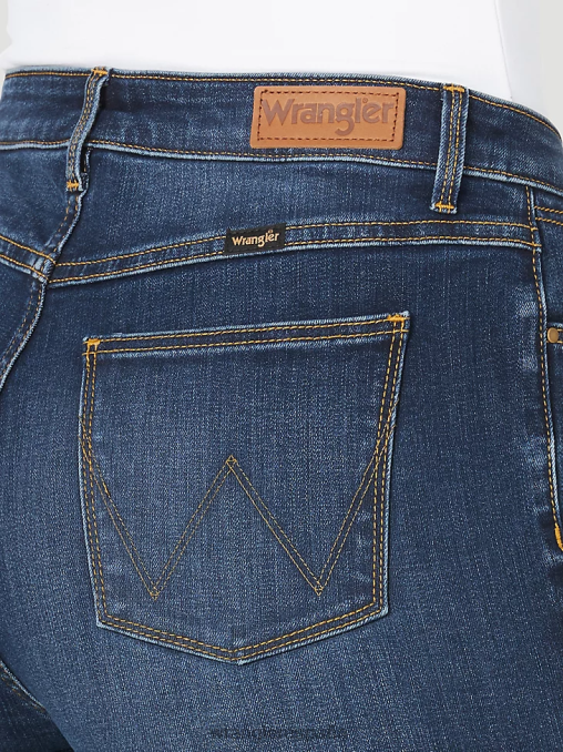 Wrangler ropa stockton (mt1stst) mujer jeans con tiro alto y pernera recta BDR0J774