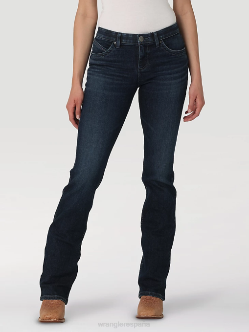ropa Sara (112330013) mujer Wrangler jean de equitación definitivo q-baby BDR0J764