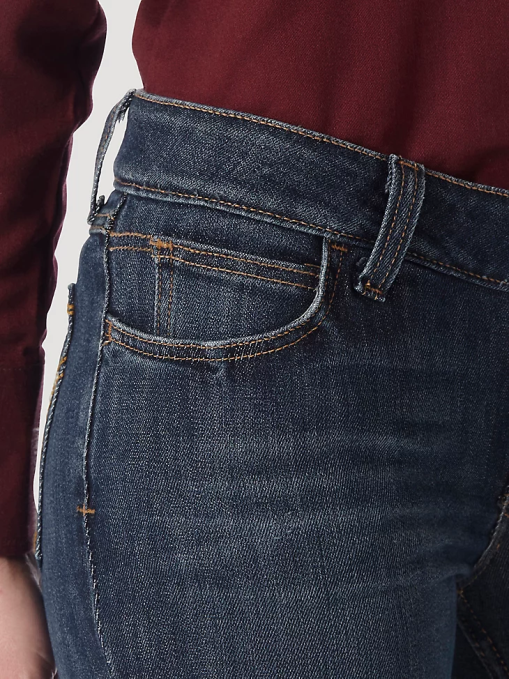 ropa panaderosville (frac9bf) mujer Wrangler Vaqueros de trabajo estilo bota Mae retro resistentes al fuego BDR0J803