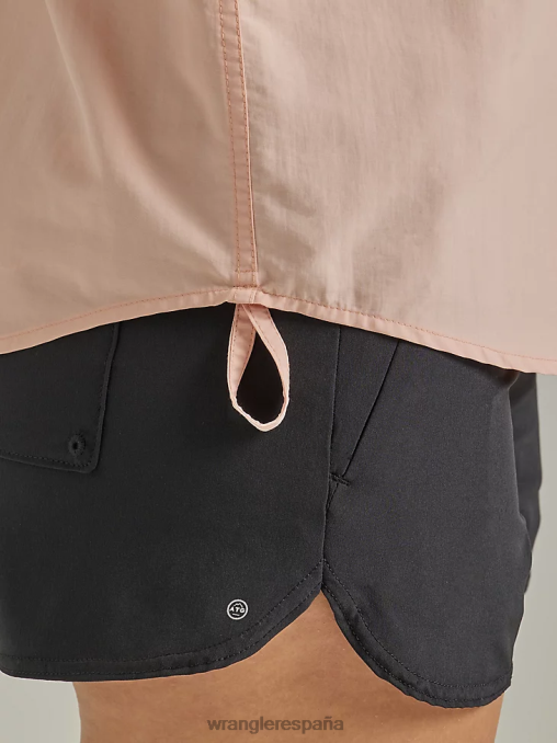 Wrangler ropa rosa (112331505) mujer atg por camisa de pescador BDR0J899