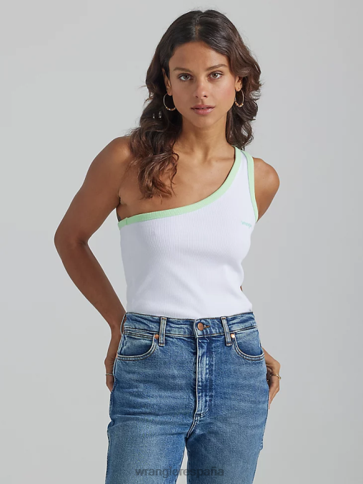 Wrangler ropa blanco (112334738) mujer camisola de un hombro BDR0J873