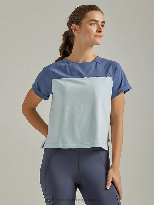 Wrangler ropa índigo vintage (112333846) mujer atg por camiseta de brújula BDR0J875