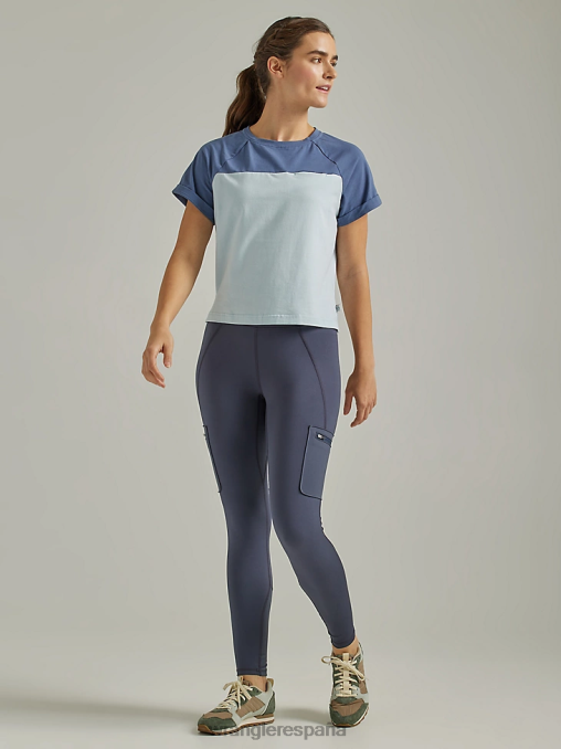 Wrangler ropa índigo vintage (112333846) mujer atg por camiseta de brújula BDR0J875