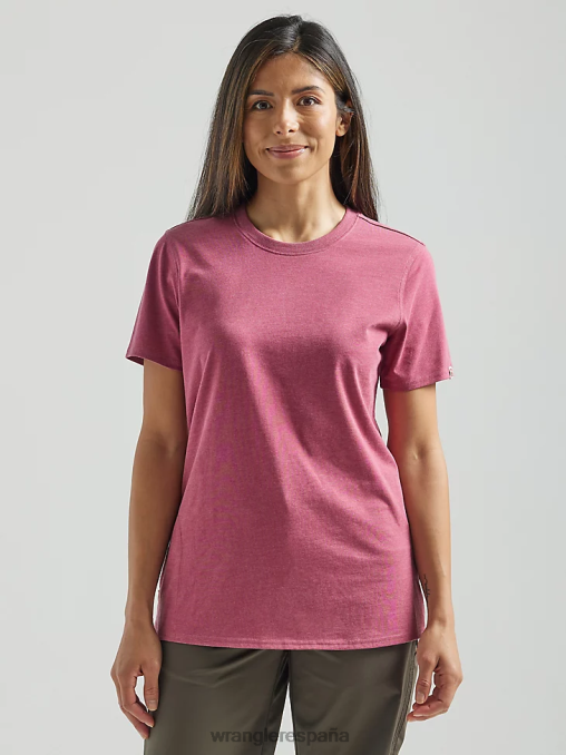 Wrangler ropa rosa seca (112325043) mujer Camiseta de rendimiento de manga corta Riggs Workwear BDR0J879