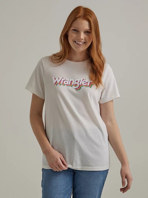 ropa malvavisco (112335975) mujer Wrangler camiseta clásica con timbre BDR0J871