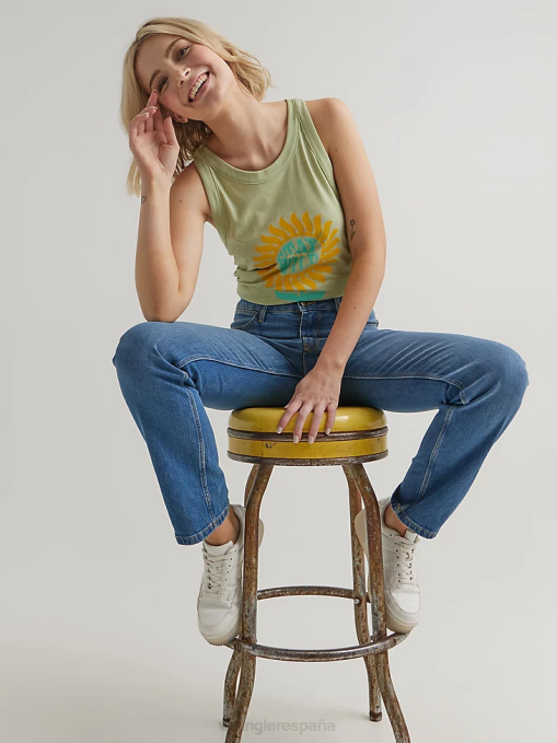 ropa malvavisco (112335975) mujer Wrangler camiseta clásica con timbre BDR0J871